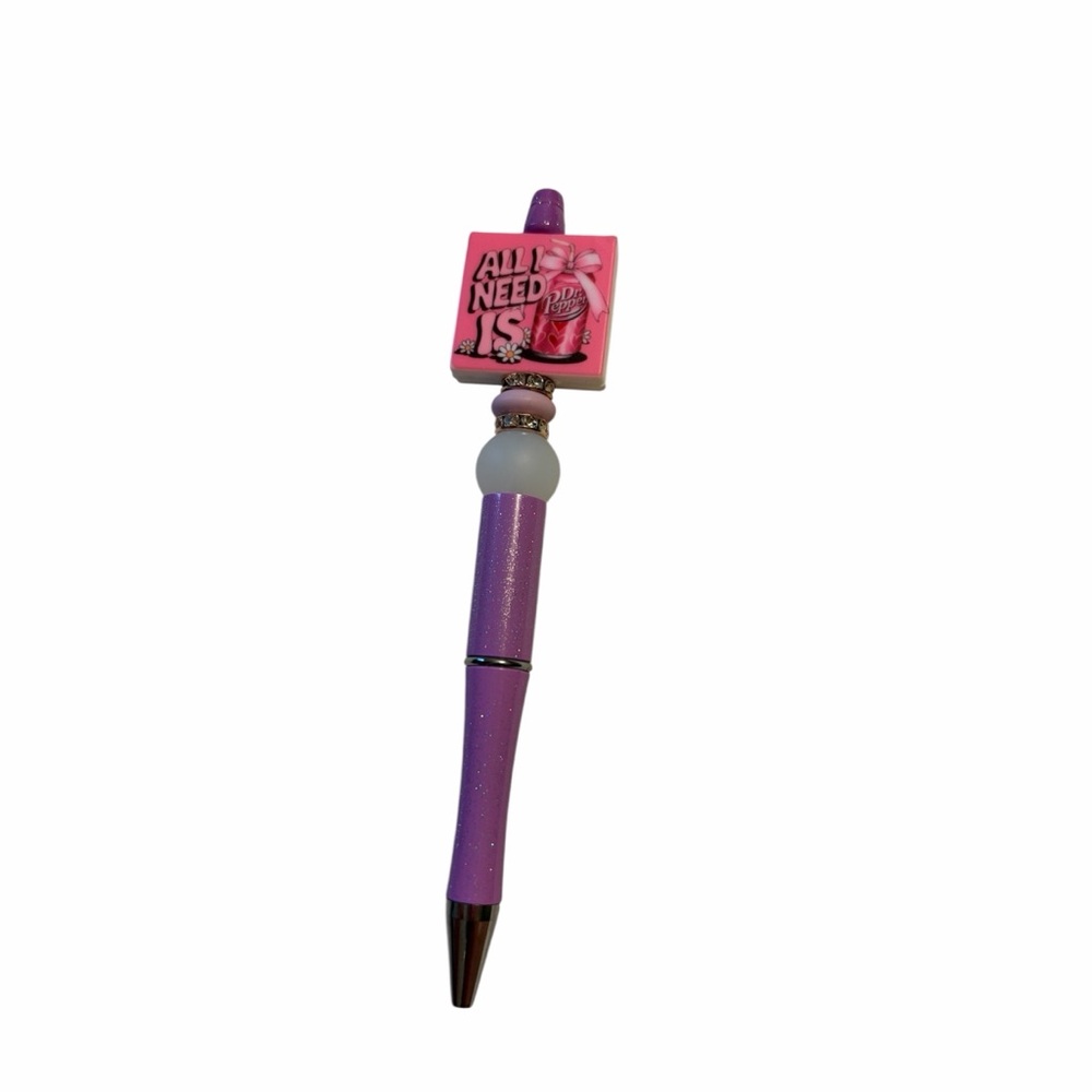 Dr Pepper Beaded Pens (Qty 1)